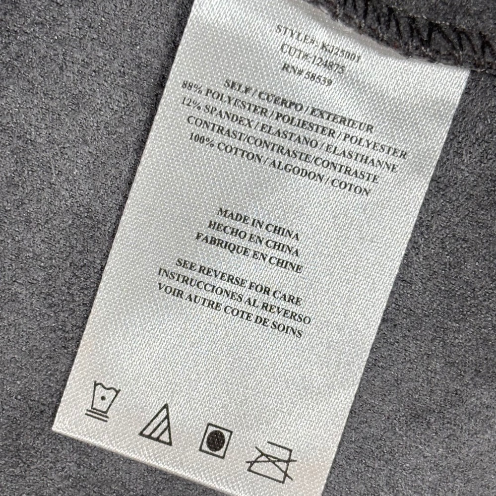 KUT from the Kloth Tayanita Faux Suede Drape Front Jacket Gray Medium Moto NWOT - Picture 7 of 8